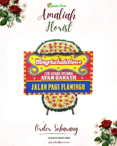 Bunga Papan Congratulation di Tayando Ohoiel